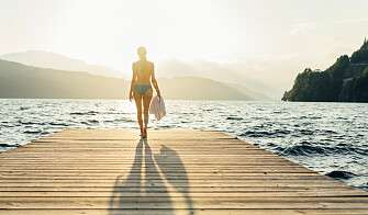 Der Blick auf den See - Hotel Seefischer