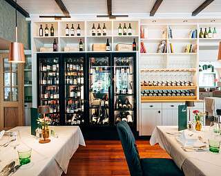 Weinkeller im Romantik SPA Hotel Seefischer