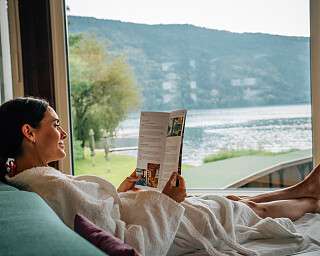 Sauna im Romantik SPA Hotel Seefischer