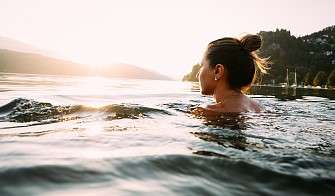 Schwimmen im Millstätter See