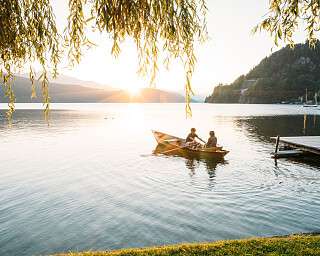 Boot fahren auf dem Millstätter See