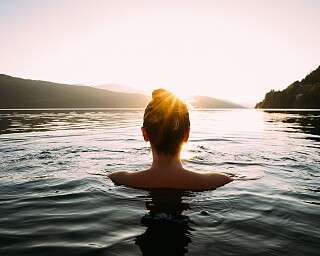 Schwimmen im Millstätter See