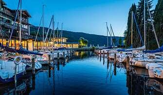 Yachthafen vom Romantik SPA Hotel Seefischer
