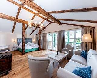 Penthouse Suite im Turm vom Romantik SPA Hotel Seefischer